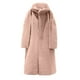 thumbnail image 3 of Abrigo sintético extra grueso de visón de longitud media para otoño-invierno para mujer, talla grande, 3 of 3
