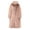 Pink, variant on Lovskoo 2024 Women's 2023 Winter Faux Fur Jackets Fall Fashion Open Front Plus Size Extra Thick Warm Coat Outerwear Black