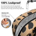 thumbnail image 5 of Womens Brown and Black Of Leopard Print Lunch Box for Work,Insulated Lunch Bag for Women,Loncheras Para Mujer,Leakproof Adult Lunch Bag for Work,Beach,Travel,Picnic,Camping, 5 of 7