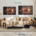 thumbnail image 4 of Elephant Stock Salon Accessories For Men Wall Art - Horizontal Multi Panel Canvas - Living Room Wall Decor - Fashion And Beauty Multi Panel - Brown And Beige Decor - 50" x 32", 4 of 8