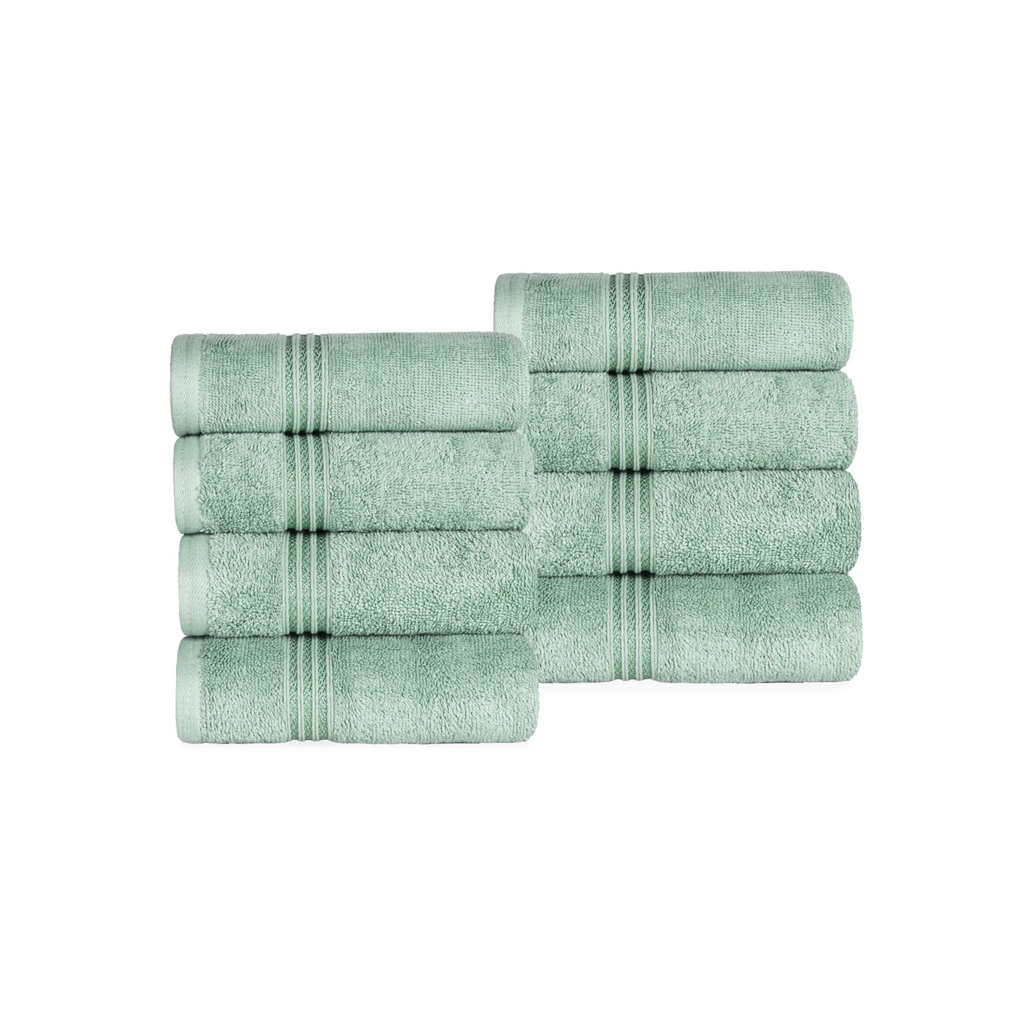 4-pc Sage Green Superior 600 GSM Egyptian Cotton Bath Towel Set 