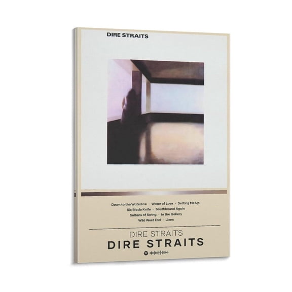 Dire Straits - Dire Straits 11 Canvas Poster Bedroom Decoration Landscape Office Valentine's Birthday Gift
