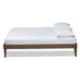 thumbnail image 2 of Bowery Hill Queen Size Walnut Finished Platform Bed Frame, 2 of 8