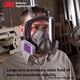 thumbnail image 4 of Respirator 3M 6800, máscara completa de silicona, lente grande NIOSH, 4 of 9