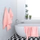 thumbnail image 3 of Juego de toallas de baño, toallas de microfibra de primera calidad de terciopelo coral súper absorbentes para baño, toalla de ducha, paquete de 5, 3 of 6