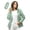 30# Green, variant on Women's Rain Jacket Waterproof Lightweight Packable Raincoat with Hood for Golf Hiking Travel Windbreaker Green 2XL