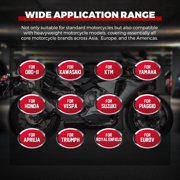 MRCARTOOL Motorcycle Diagnostic Measurement Tool M4 Motorcycle System Code Readers Scan Tool Motorcycle Fault Code Reader Compatible for YAMAHA-2P/HONDA,KAWASAKI-1/2/3/4/5/6P,OBDII