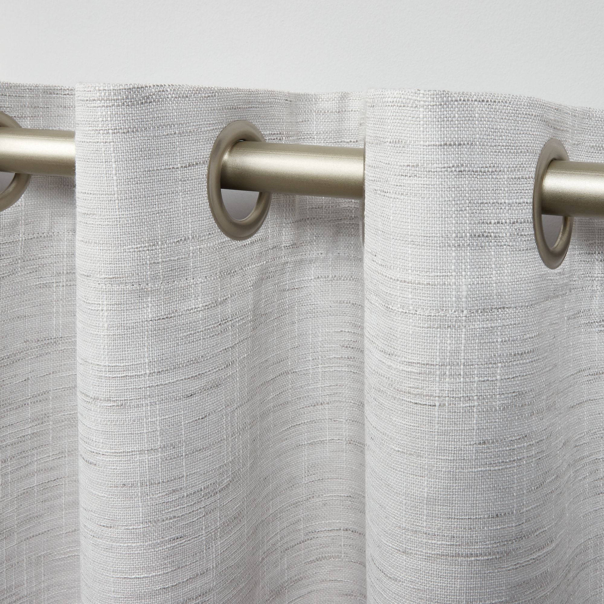 Exclusive Home Burke 100% Blackout Grommet Top Curtain Panel Pair, 52"x84", Silver, Set of 2