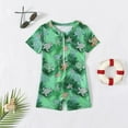 thumbnail image 4 of LRen Swimsuit for Boys 8-10 Graphic Print Beach Rash Guard Swim Suit Kids Beach Casual Casual Boys Rash Guard Swimsuit, 4 of 4
