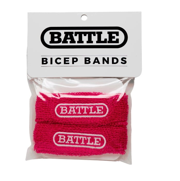 pink bicep bands