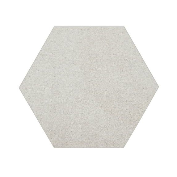 Furnish My Place DC Custom Rug - 11 ft. Hexagon, Off White, Indoor Rug for Bedrooms, Hallways, Living Rooms