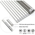 thumbnail image 4 of Égouttoir à Vaisselle Enroulable Polyvalent (Gris Chaud, Grand), 4 of 7