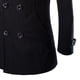 thumbnail image 5 of Ropa De Abrigo Para Hombre Abrigo De Guisante De Invierno Gabardinas De Doble Botonadura Negro L Likrtyny Caballero, 5 of 6