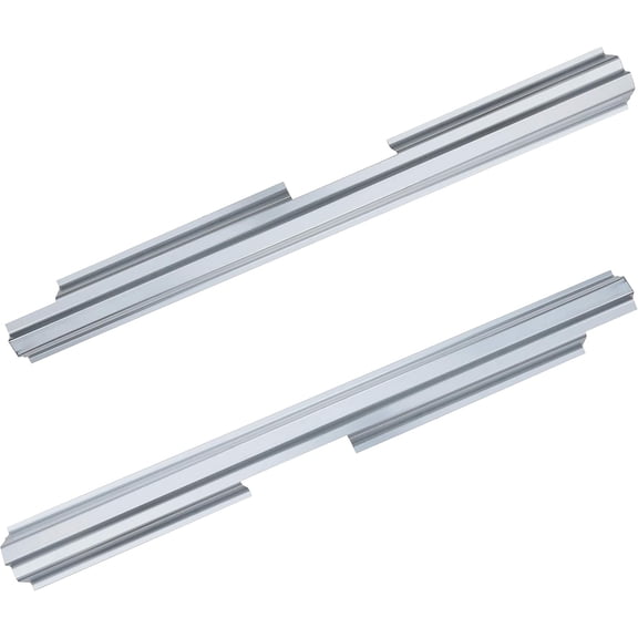 HECASA Silver Alloy Steel Rocker Panel Compatible with 1984-2001 Jeep Cherokee 4 Door 1984-2001 Replacement For Ch1600101