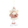 thumbnail image 1 of Visland Creative Hanging Decor Exquisite Fabric Snowman Shape Doll Pendant for Home, 1 of 8