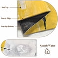 thumbnail image 6 of 6'x9' Area Rugs, Yellow Gray Indoor Outdoor Area Rug for Living Room Bedroom, Modern Oil Painted Geometric Abstract Washable Bathroom Rugs Kitchen Floor Carpet Mats Home Decor Aesthetic, 6 of 8