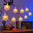 thumbnail image 4 of Neoyler Halloween Decorations Indoor with Ghost Skull Pumpkin Light String for Home Spooky Holiday Decor Waterproof Led Low Voltage Flexible Lighting for Walls and Windows 118.1in White, 4 of 6