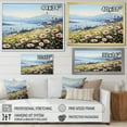 thumbnail image 4 of Designart "Mountain'S Zinnias Charms" Zinnias Floater Framed Canvas Wall Art, 4 of 5
