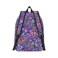 thumbnail image 3 of Xecao Watercolor Butterflies for Canvas College Laptop Backpack, Durable Rucksack Travel Notebook Bag School Backpack Book Bag for Men Women, 3 of 8