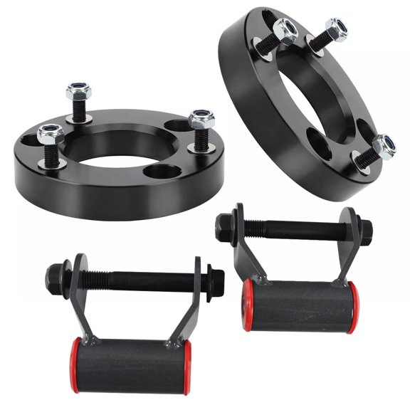 Front 1.5'' Rear 1'' Leveling Lift Kit for 20015-2024 Ford F150 F-150 2WD 4WD-Front 1.5 lift Spacer Rear 1 lift Shackle