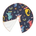 thumbnail image 3 of Kll Cartoon Dinosaur Christmas Tree Skirt 30",Party Decorations Farmhouse For Christmas Decorations Holiday Party, 3 of 8