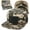 Camo, variant on American Flag Flat Visor Constructed Snapback Hat + 2 Patriotic Patches