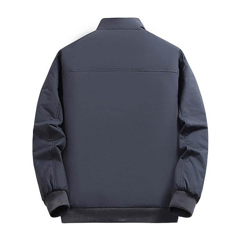 ZCFZJW Men's Polar Fleece Sherpa Lined Jacket Big and Tall Regular