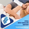 thumbnail image 3 of yingyy 1/2/3/5 1 Paire Bouchons d'Oreilles Réduction du Bruit de Sommeil Silicone Réutilisable Doux Ronflement Bouchon d'Oreille Protection de l'Oreille Voyage Poche Étude Écouteurs 1PCS, 3 of 6