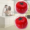 thumbnail image 3 of Beisidaer Tomato Timer Kitchen Cooking Cute Reminder Alarm Clock Mechanical Timer Tools, 3 of 9