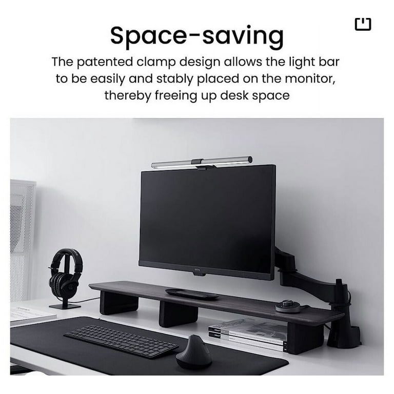 BenQ ScreenBar Plus e-Reading LED Office Computer Monitor BenQ ScreenBar Plus e-Reading LED Office Computer Monitor