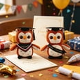 thumbnail image 6 of Graduation Owl Plush with Doctoral Cap, 9" Soft Owl Stuffed Animal Doll, Graduation Gift for Students, Academic Keepsake for Party Decor and Memory Display Gold, 6 of 6