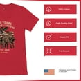 thumbnail image 6 of US Army 250 Years Men's V-Neck T-shirt American Military Veteran DD214 Patriotic, 6 of 7