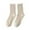 Beige, variant on ZHENHONG Stockings for Women Warm Christmas Fashion Windproof Printing Mid Tube Socks Long Tube Cotton