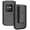 Black, variant on Case with Clip for Nokia 2720 V Flip Phone, Nakedcellphone [Black] Snap-On Hard Shell Cover with [Rotating/Ratchet] Belt Hip Holster Holder for Verizon TA-1295