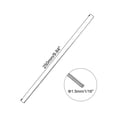 thumbnail image 2 of 1.5mm x 250mm 304 Stainless Steel Solid Round Rod for DIY Craft - 2Pcs, 2 of 5