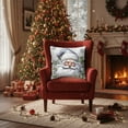 thumbnail image 7 of Under $5 Christmas Throw Pillow Covers 18x18" Party Supplies Christmas Pillowcase Bedroom Sofa Cushion Pillow Cover, 7 of 7