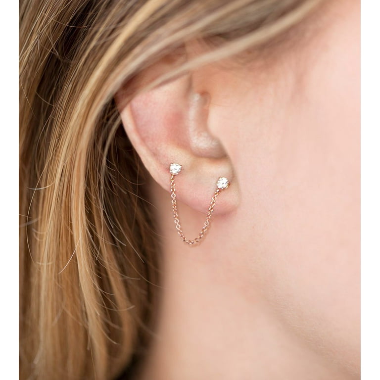 3mm crystal stud earrings deals