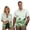 St. Patrick's Day Leaf-3, variant on Uorisanigo Bunny Matching Couple Outfits Valentine's Day Husban and Wife Clothing Men's Button Down Soft Summer Shirt and Womens Short Sleeve Shirts Beach Party Blouse Tops Size S