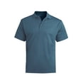thumbnail image 1 of Ed Garments Men's Dry-Mesh Hi-Performance Polo Shirt, SLATE BLUE, XX-Large, 1 of 1