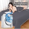 thumbnail image 6 of Qocolhg Summer Cooler Quilt Twin Size - Cooling Blankets for Hot Sleepers, Skin-friendly Plain Printed Washed Cotton Summer Quilt, Bedding Soft Coverlet Quilts for Adults Kids, 55x79 inch, Dark Gray, 6 of 6