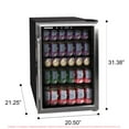 thumbnail image 6 of Frigidaire 4.4 Cu. ft. 126-Can Beverage Center Refrigerator, EFMIS155, Stainless Steel, 6 of 13