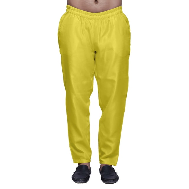 Atasi Solid Adjustable Ethnic Bottom Pant For mens Dupion Readymade Pajama