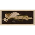 thumbnail image 2 of Albert, Beth 14x9 Gold Ornate Wood Framed with Double Matting Museum Art Print Titled - Angel Joy, 2 of 4