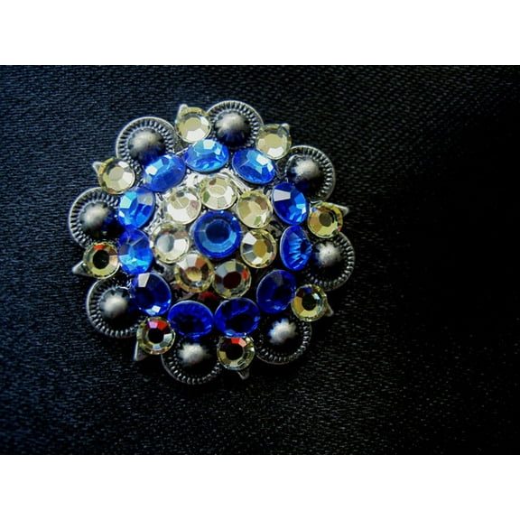 4 Conchos Rhinestone Horse Saddle Western Bridle Co444