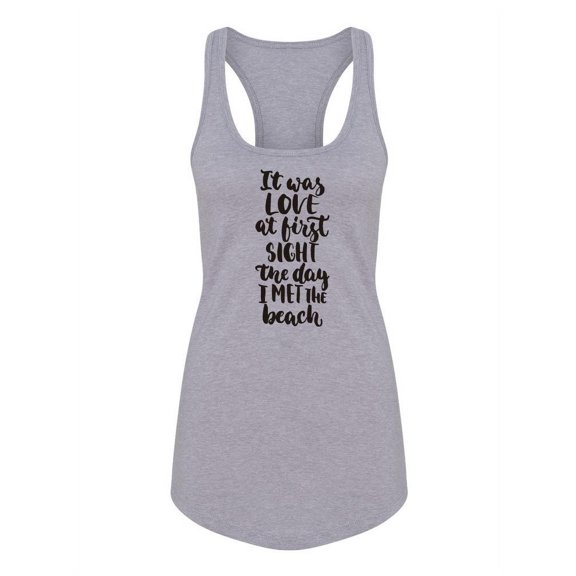 The Day I Met The Beach Racerback Tank Women -Image by Shutterstock, Female XX-Large