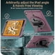 thumbnail image 2 of Funda de TPU + PC a prueba de golpes para tableta con soporte, ranura para bolígrafo y correa para el hombro para iPad Mini 2019 / Mini 4 (rosa oscuro), 2 of 5
