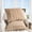 Beige, variant on Cheer Collection Set of 2 Faux Fur Throw Pillows 16" x 16" - Blue
