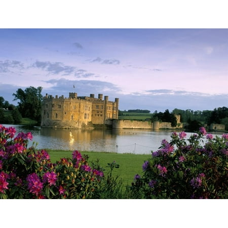 Leeds Castle Kent Christmas Leeds Castle, Kent, England, United Kingdom Print Wall Art By Adam Woolfitt ()