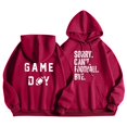 thumbnail image 1 of WEAIXIMIUNG Sweatshirts à Col Rond pour Femmes Designs Mignons Femmes Décontracté Manches Longues Léger Hoodie Sweatshirts Imprimé Graphique Lettre Pull Football Sweatshirts Blouse, 1 of 4