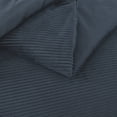 thumbnail image 6 of Lush Decor Arden Ribbed Corduroy Comforter 3 Piece Set Full/ Queen Navy - Blue Bedding Set - Soft Velvet Comforter - Teen Bedding - Retro Decor, 6 of 11